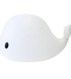 Fritstående Lamper*Filibabba Gulvlampe - Big LED Whale - 50 cm - Hvid
