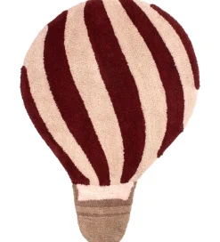 Børn Filibabba Gulvtæppe - Luftballon - 71x100 cm - Deeply Red