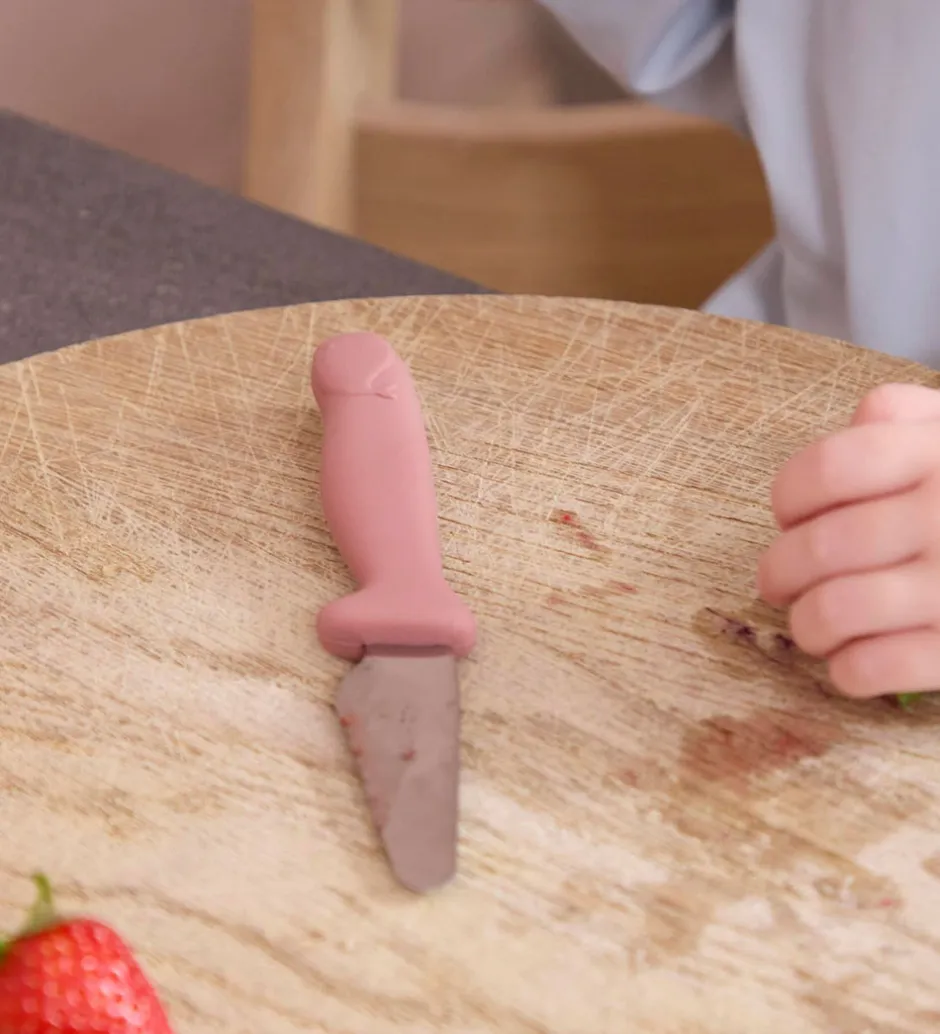 Børnebestik*Filibabba Knivsæt Til Børn - 2-pak - Warm Grey/Rose
