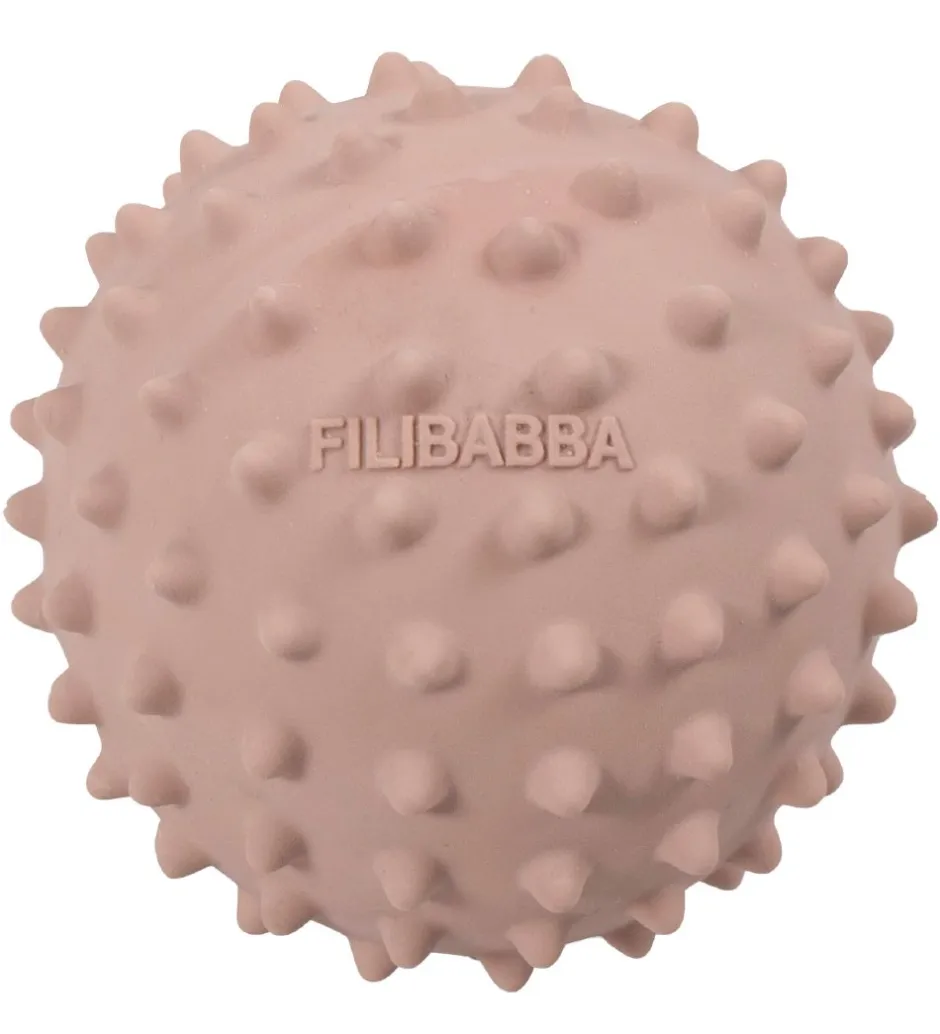 Bolde*Filibabba Motorikbold - 8 cm - Nor Stimulate - Blush