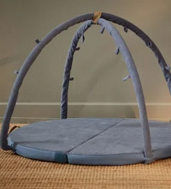 Aktivitetsstativer|Madrasser*Filibabba Multimadras - Loui - Ø90 cm - Warm Blue