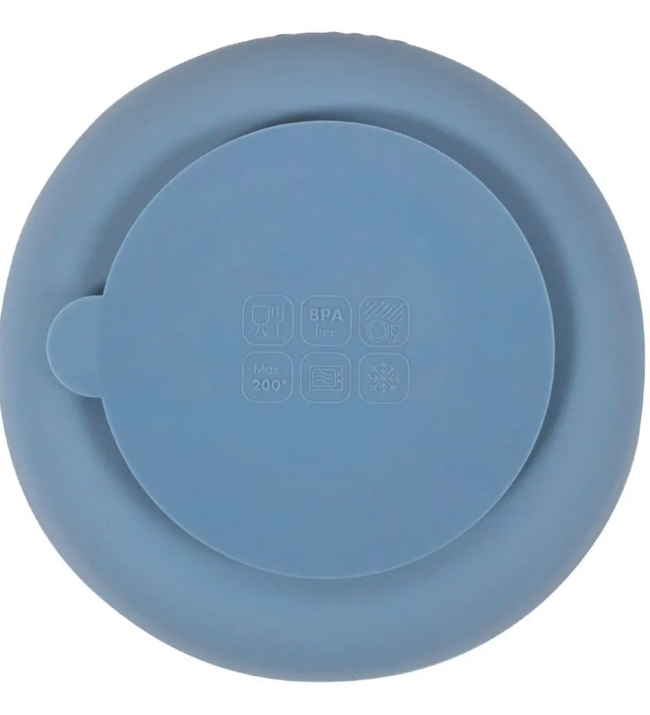 Skåle*Filibabba Skål - 2-pak - Silikone - Powder Blue