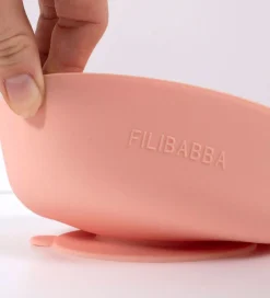 Skåle*Filibabba Spisesæt - Silikone - 3 dele - Peach