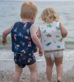 Svømmeveste*Filibabba Svømmevest - 1-2 År - UV50+ - Rainbow Reef