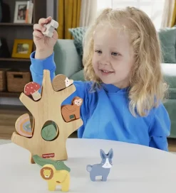 Trælegetøj|Tumlemøbler*Fisher-Price Balancetræ - 10 Dele - Træ