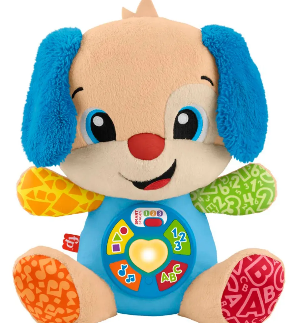 Aktivitetslegetøj*Fisher-Price Bamse m. Lyd - 28 cm - Laugh & Learn Smart Stages P
