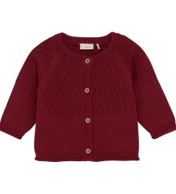 Børn Fixoni Cardigan - Strik - Syrah