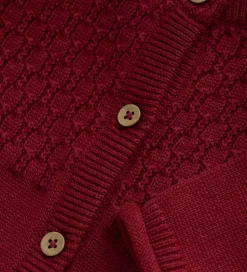 Børn Fixoni Cardigan - Strik - Syrah