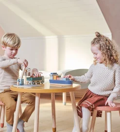 Trælegetøj*Flexa Containerskib - Træ - Play - 6 Dele - Multi
