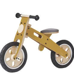 Flexa Løbecykel - Indendørs - Træ - Play - Mustard/Birch Plywood