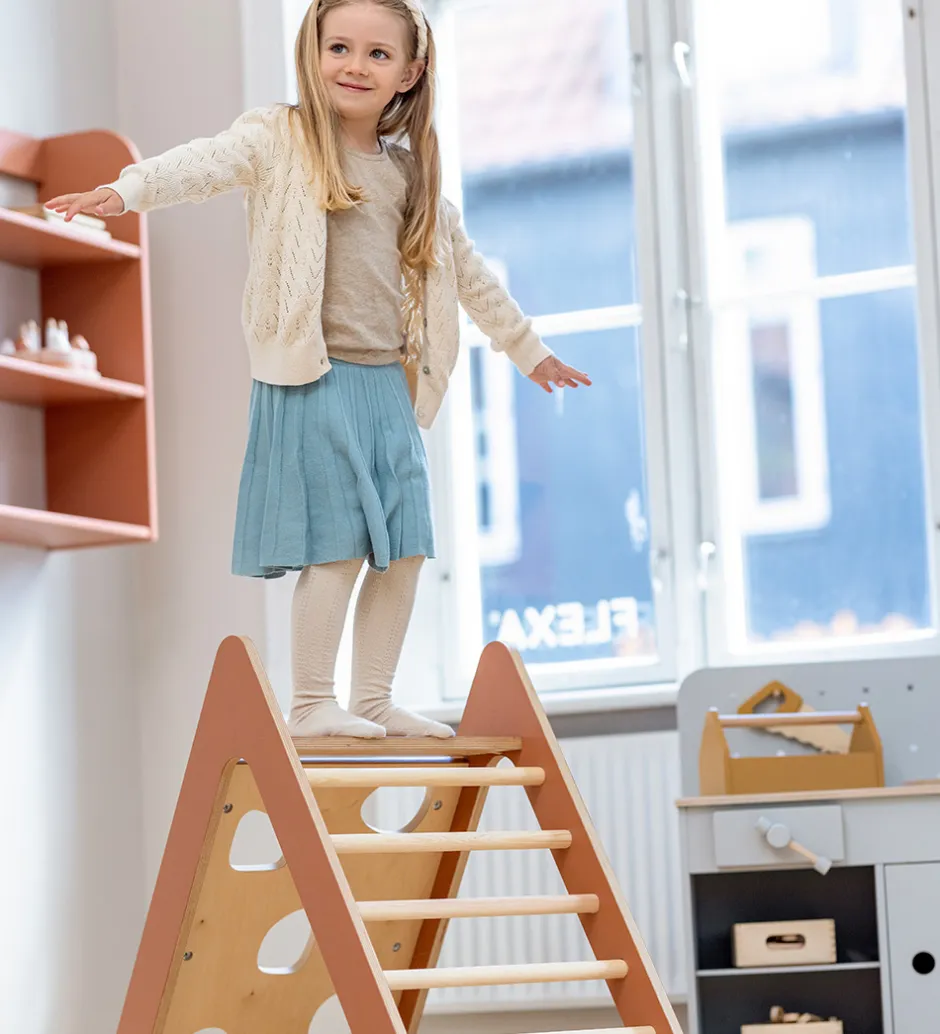 Tumlemøbler*Flexa Legetårn - Midi - Play - 83,7x45,6x73,6 cm - Blush/Birch P