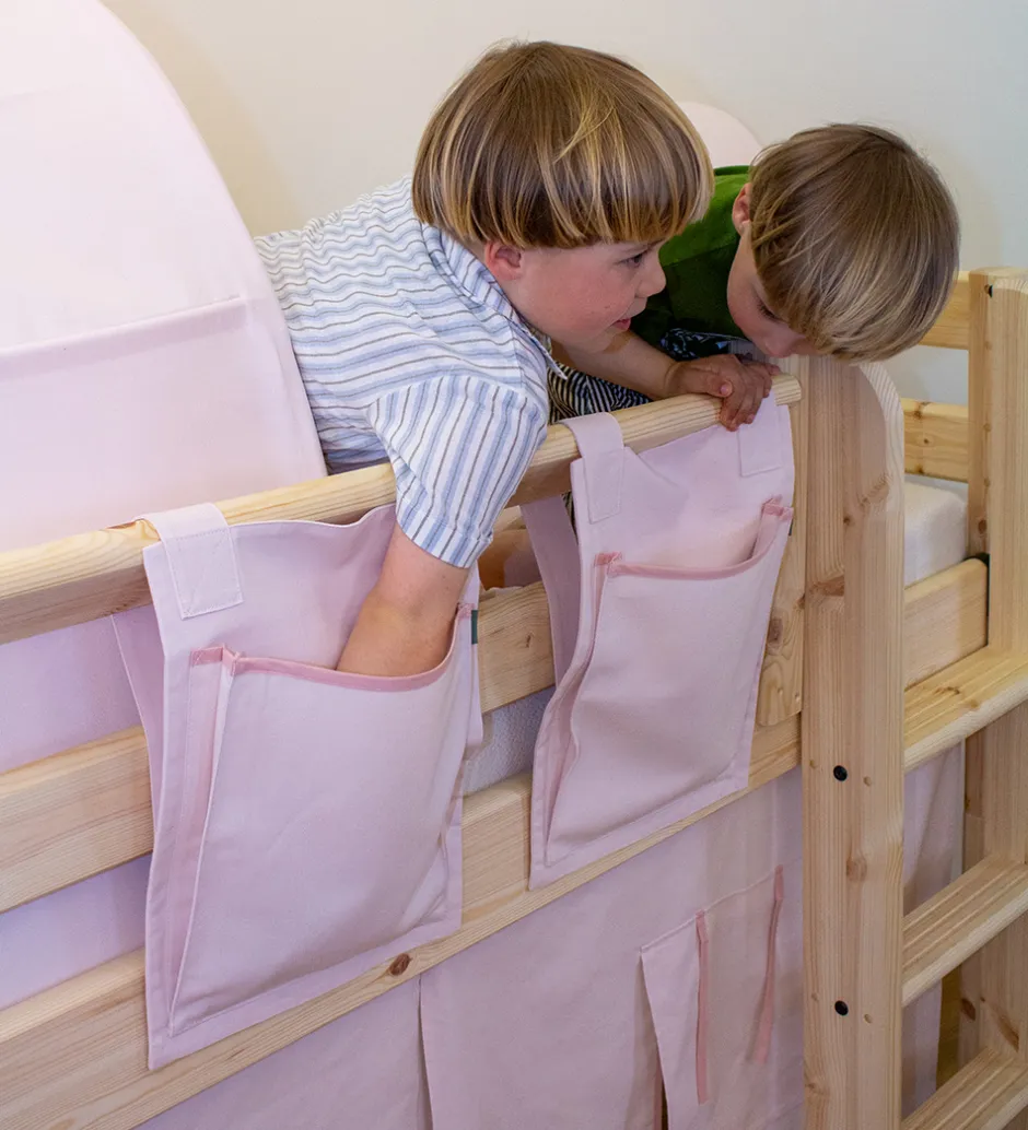 Sengelommer*Flexa Sengelommer - 3-pak - 28,5x39,5 cm - Mauve Morn