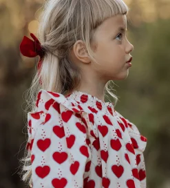 Kjoler*Fliink Kjole - Winter Heart - Sandshell AOP