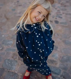 Børn Fliink Skjorte - Fløjl - Dolly - Insignia Blue AOP