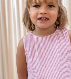 Toppe*Fliink Top - Ciao - Cloud Dancer/Pink Stripe