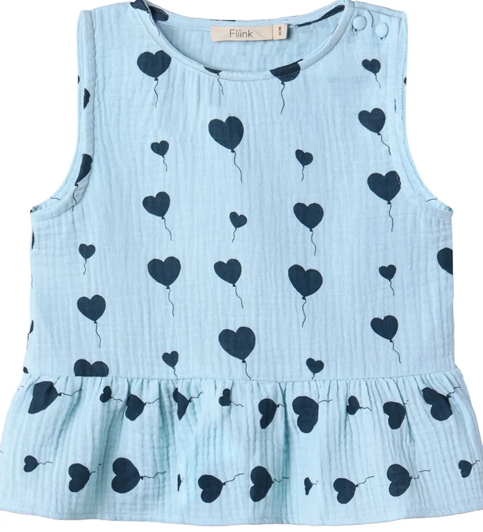 Toppe*Fliink Top - Love - Dream Blue