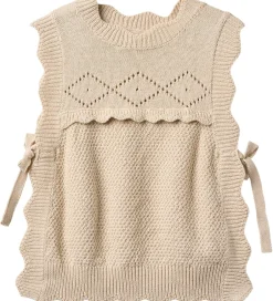 Børn Fliink Vest - Strik - Lovely - Sandshell
