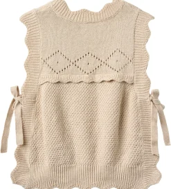 Børn Fliink Vest - Strik - Lovely - Sandshell