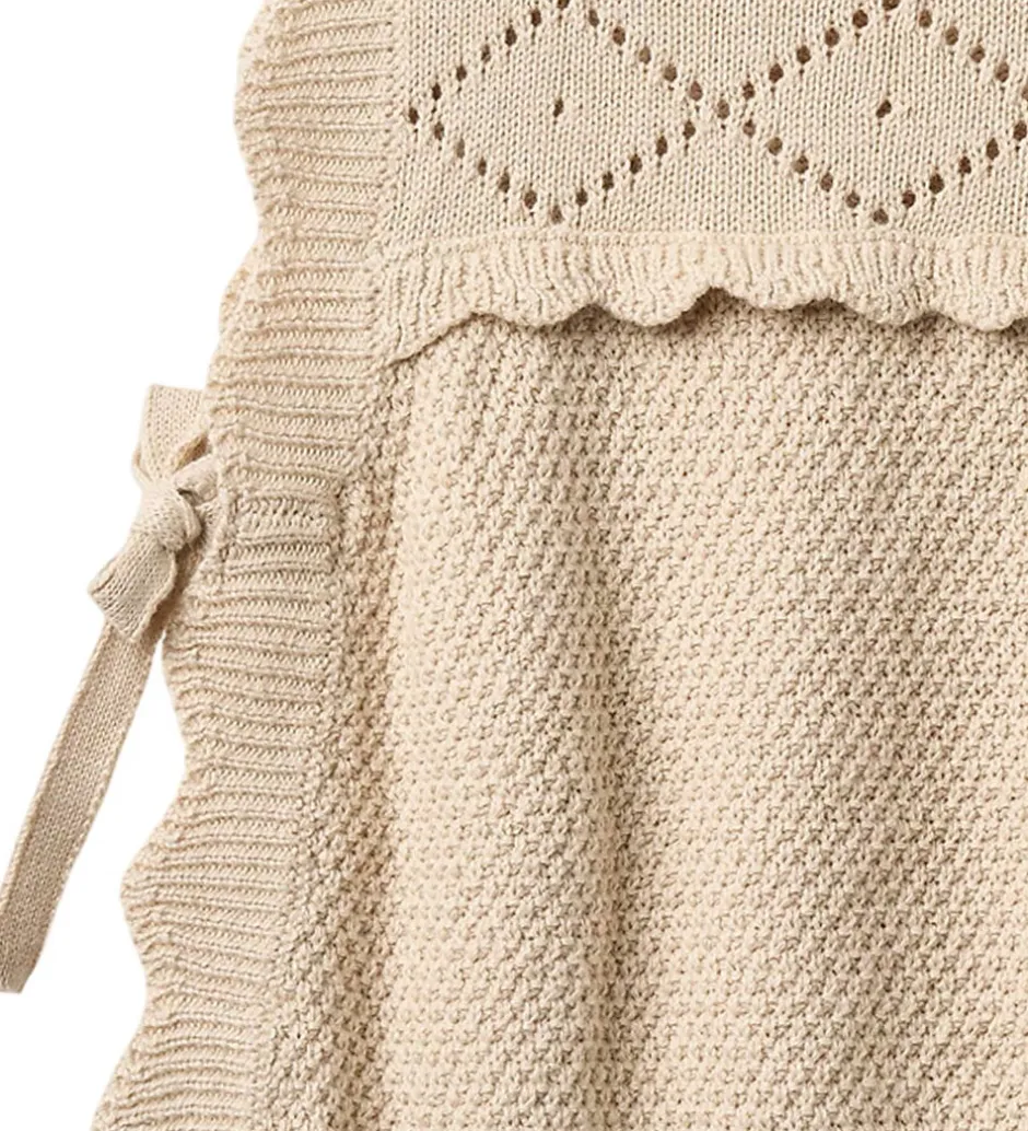 Børn Fliink Vest - Strik - Lovely - Sandshell