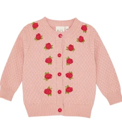 Striktrøjer*Flöss Cardigan - Strik - Aya - Warm Pink