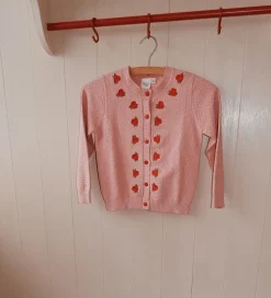 Striktrøjer*Flöss Cardigan - Strik - Aya - Warm Pink