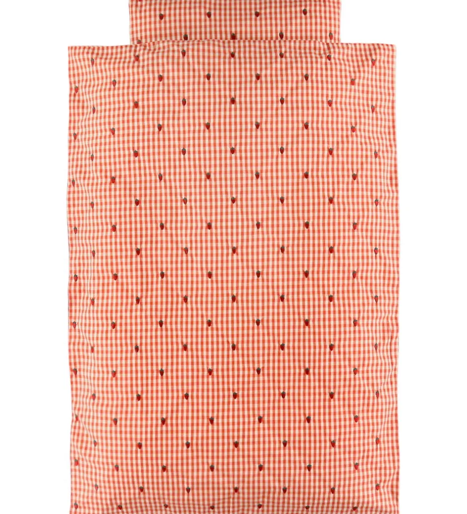 Sovetid|Sengetøj*Flöss Sengetøj - Baby - Molly - Berry Gingham