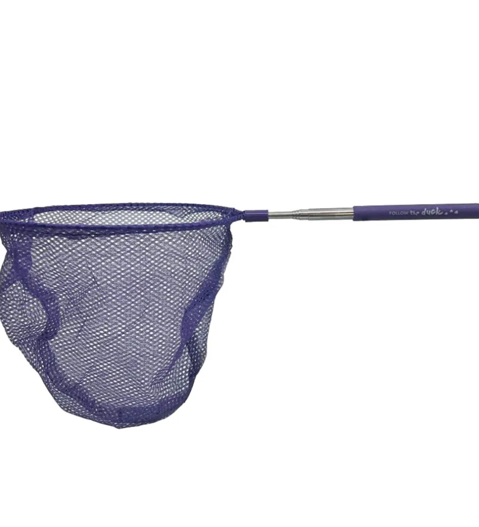 Strandlegetøj*Follow the Duck Net - Telescopic Net - Dark Purple