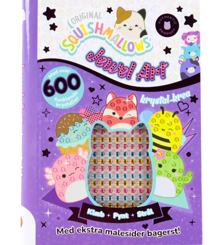 Kreativ Leg|Bøger*Forlaget Bolden Aktivitetsbog - Squishmallows Jewel Art - DA