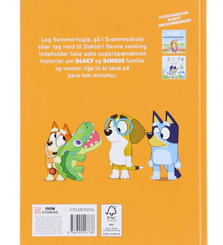 Bøger*Forlaget Gyldendal Bog - Bluey - Bare 5 minutter mere - igen - D