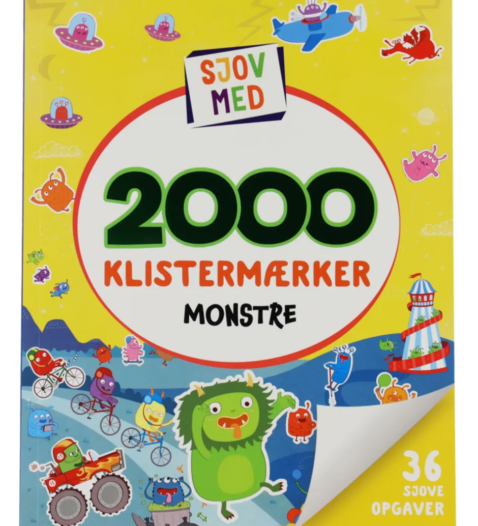 Kreativ Leg|Bøger*Forlaget Tukan Aktivitetsbog - Monstre - DA