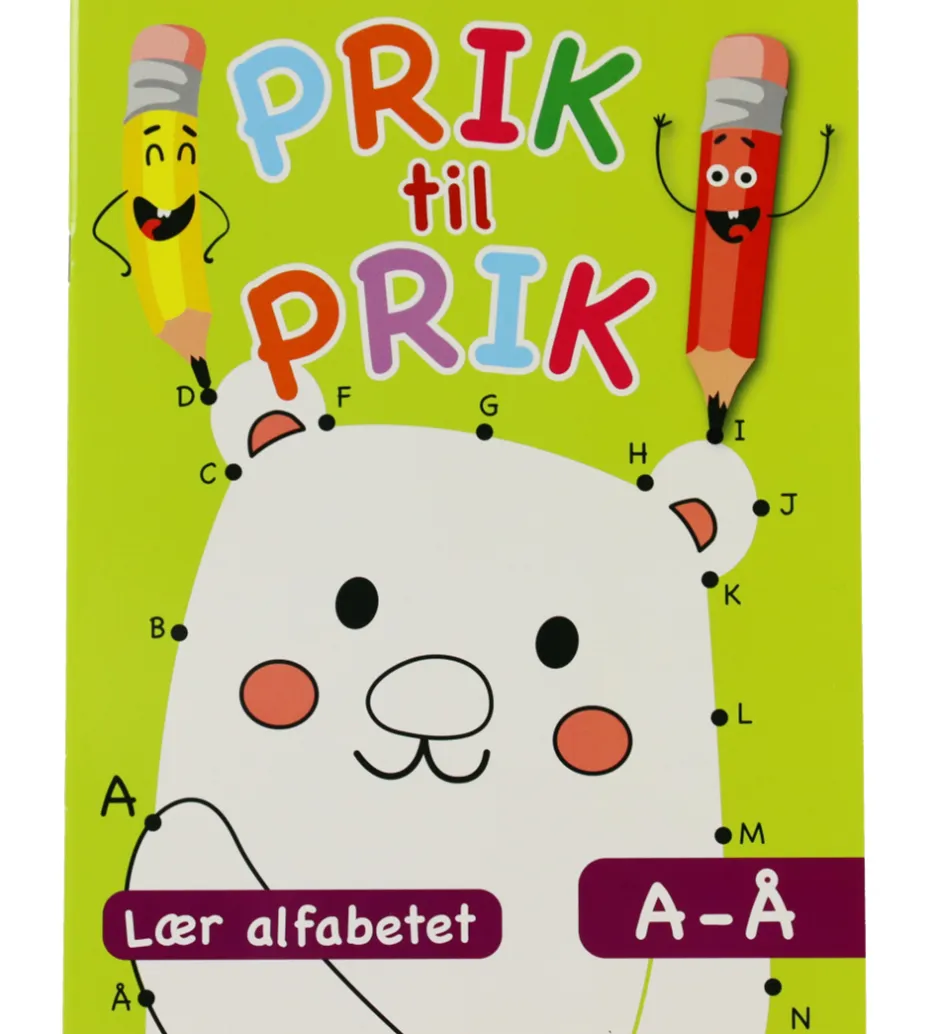 Kreativ Leg|Bøger*Forlaget Tukan Aktivitetsbog - Prik Til Prik - A-Å - DA