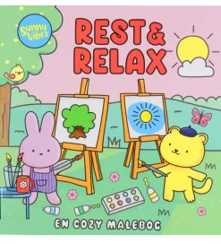 Malebog*Forlaget Tukan Malebog - Cozy Time - Sunny Vibes: Rest & Relax