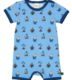 Børn Freds World Sommerdragt - Pirate - All Blue/ Papaya/ Navy