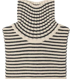 Børn FUB Halsedisse - Strik - Uld - Ecru/Dark Navy