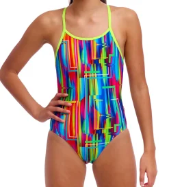 Svømmetøj* Funkita Badedragt - Diamond Back - UV50+ - The Glitch