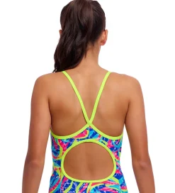 Svømmetøj*Funkita Badedragt - Diamond Back - UV50+ - Choppy Waters