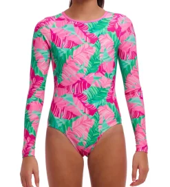 Svømmetøj*Funkita Badedragt - Long Shot - UV50+ - Tropic Palm