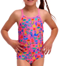 Svømmetøj|Svømning*Funkita Badedragt - Printed One - UV50+ - Fishilicious