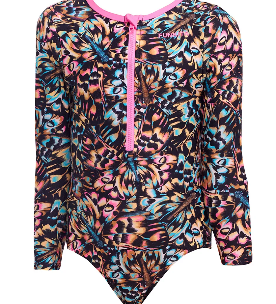 Svømmetøj|Svømning*Funkita Badedragt - Sun Cover - UV50+ - Copper Cluster
