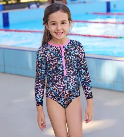 Svømmetøj|Svømning*Funkita Badedragt - Sun Cover - UV50+ - Copper Cluster
