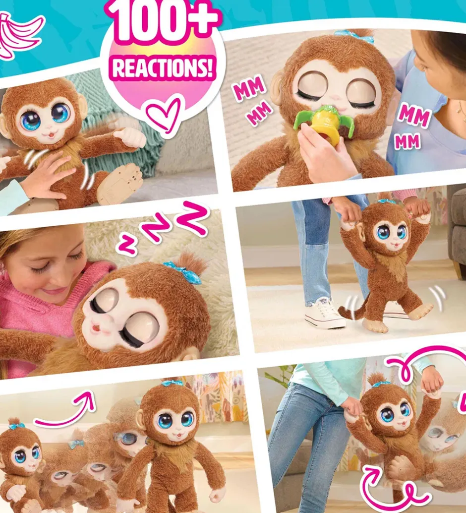 Figurer*FurReal Interaktiv Abe - Peanut The Playful Monkey - 40 cm