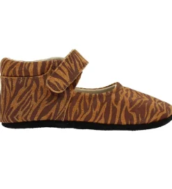 Skindfutter*Fuzzies Ballerina Hjemmesko - Tasha - Tigerprint