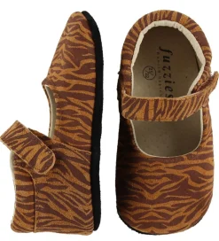 Skindfutter*Fuzzies Ballerina Hjemmesko - Tasha - Tigerprint