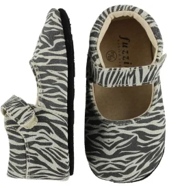 Fuzzies Ballerina Hjemmesko - Tess - Zebraprint