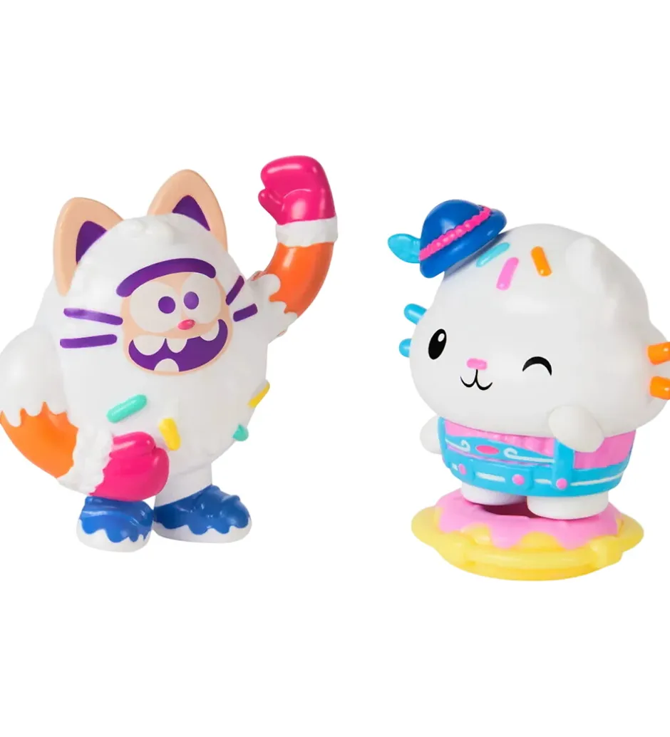 Figurer*Gabby's Dollhouse Figurer - Cakey Cat & Cookie Bobby