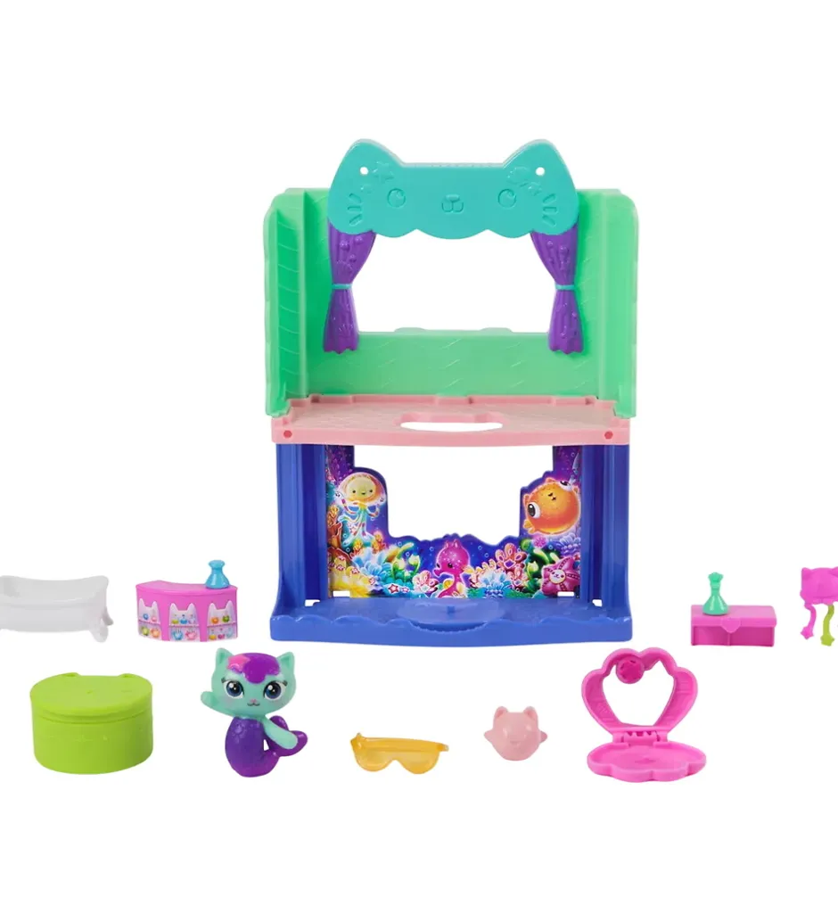 Figurer*Gabby's Dollhouse Legetøj - Potal Rooms - MerCat's Spa-wesome Ba