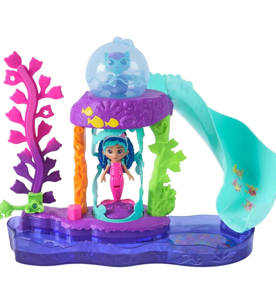 Figurer*Gabby's Dollhouse Legetøj - Gabby's Movie Mercats Kitty Aquarium