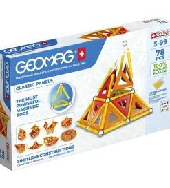 Geomag Magnetsæt - Classic Panels Recycled - 78 Dele