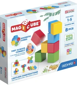 Magnetlegetøj*Geomag Magnetsæt - Magicube Creative Set - 8 Dele