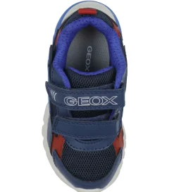 Geox Blinkesko - J Ciberdron - Navy/Rød